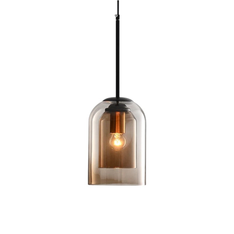 Szklana lampa wisząca Jani