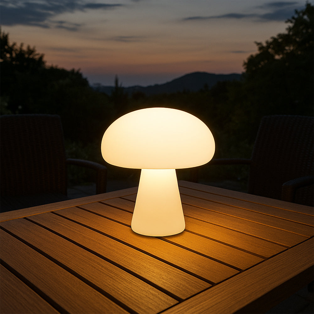 Zewnętrzna/wewnętrzna lampa stołowa Mushroom